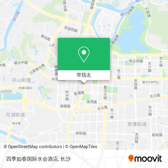 四季如春国际水会酒店地图