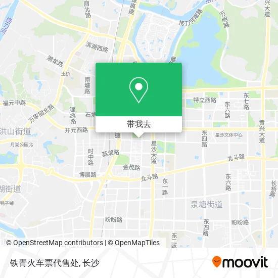 铁青火车票代售处地图