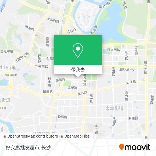 好实惠批发超市地图