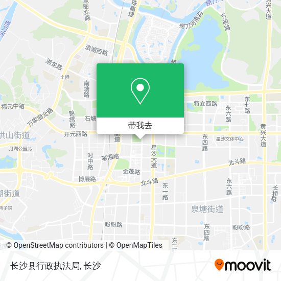 长沙县行政执法局地图