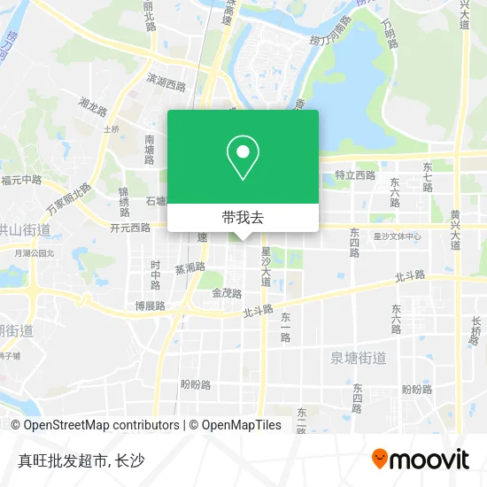 真旺批发超市地图