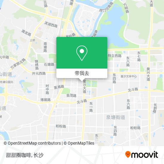 甜甜圈咖啡地图