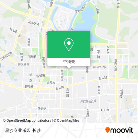 星沙商业乐园地图