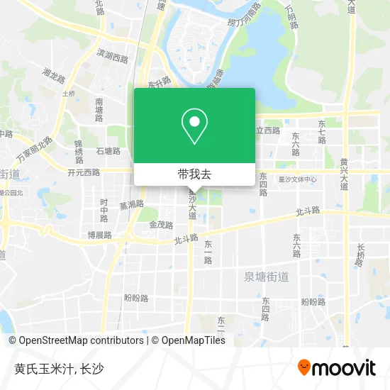 黄氏玉米汁地图