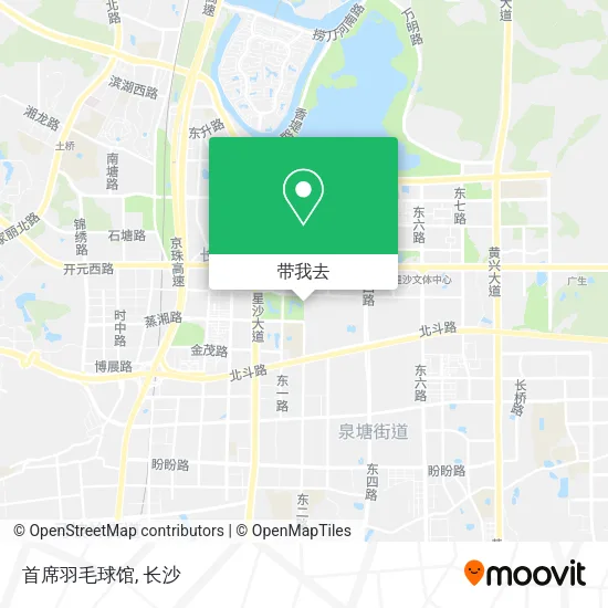 首席羽毛球馆地图