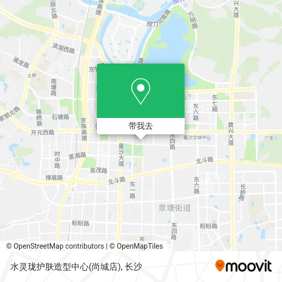 水灵珑护肤造型中心(尚城店)地图