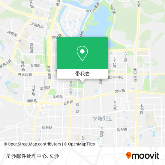 星沙邮件处理中心地图