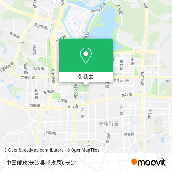 中国邮政(长沙县邮政局)地图