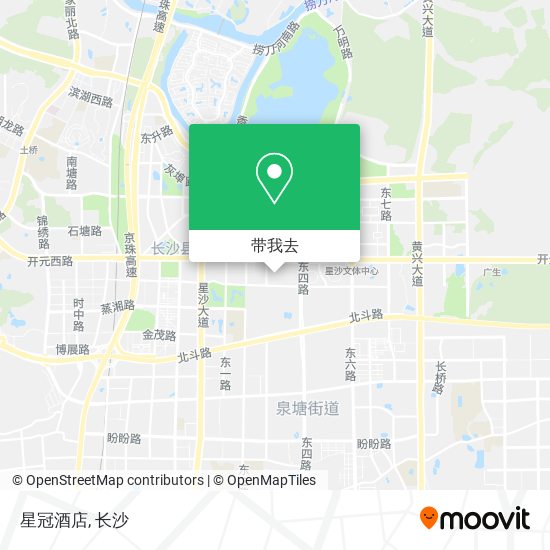 星冠酒店地图