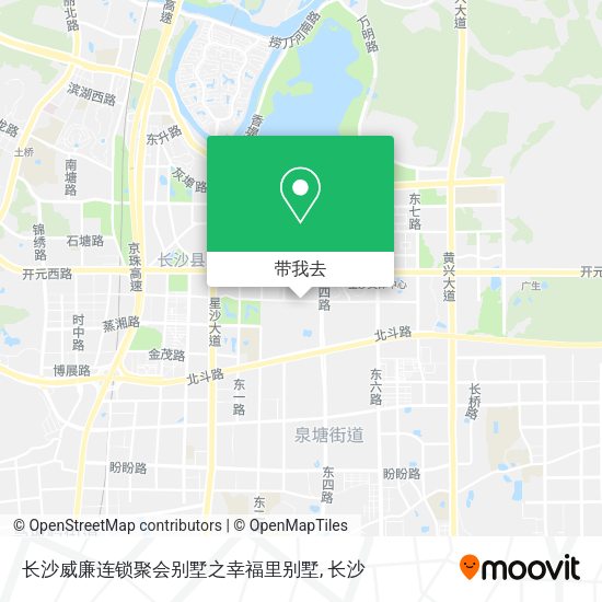 长沙威廉连锁聚会别墅之幸福里别墅地图