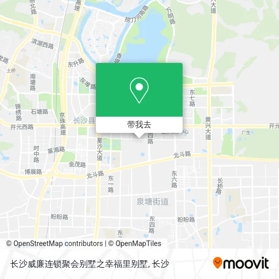 长沙威廉连锁聚会别墅之幸福里别墅地图