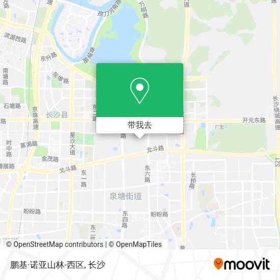 鹏基·诺亚山林-西区地图