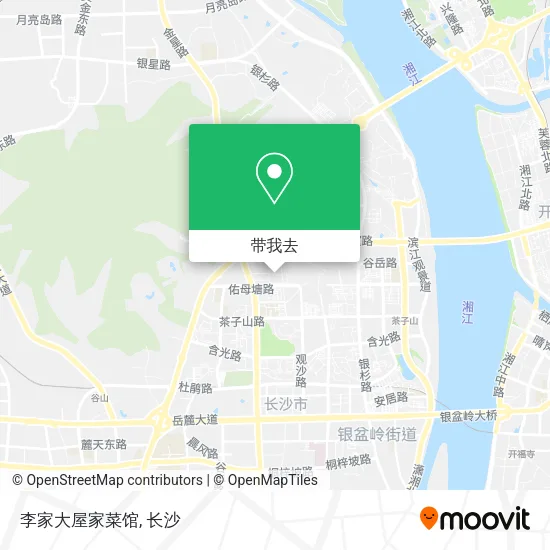 李家大屋家菜馆地图