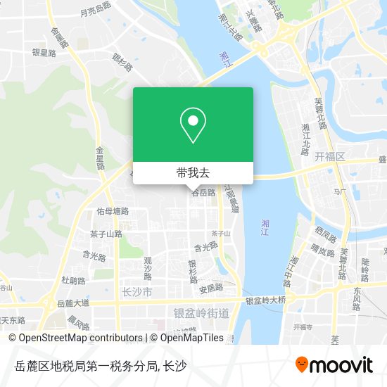 岳麓区地税局第一税务分局地图