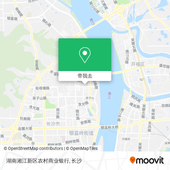 湖南湘江新区农村商业银行地图