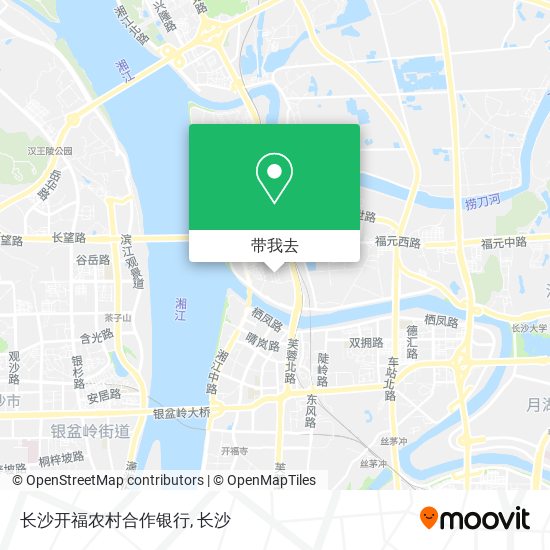 长沙开福农村合作银行地图