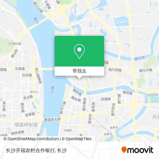 长沙开福农村合作银行地图