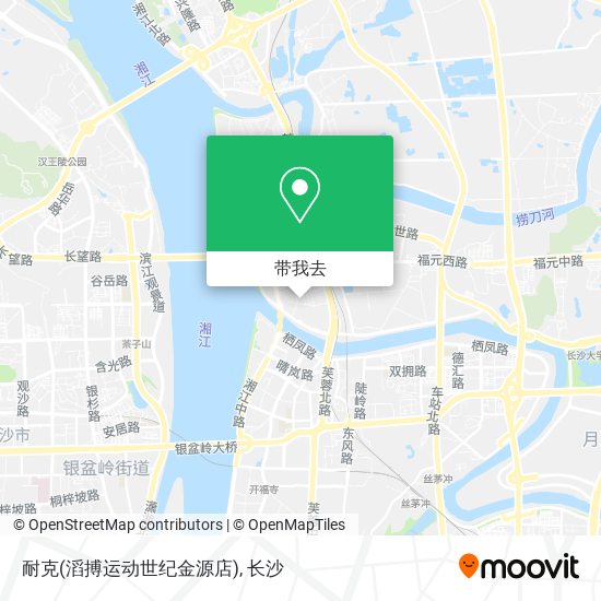 耐克(滔搏运动世纪金源店)地图