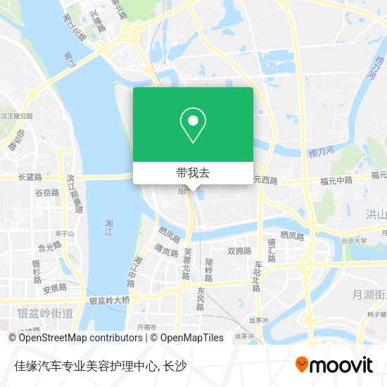 佳缘汽车专业美容护理中心地图