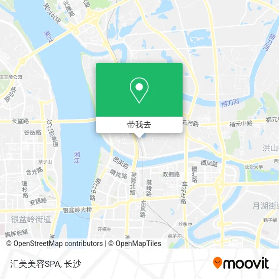 汇美美容SPA地图