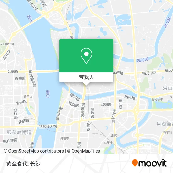 黄金食代地图