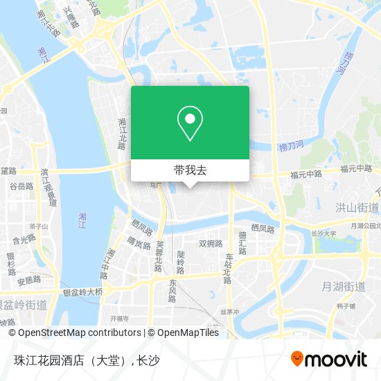 珠江花园酒店（大堂）地图