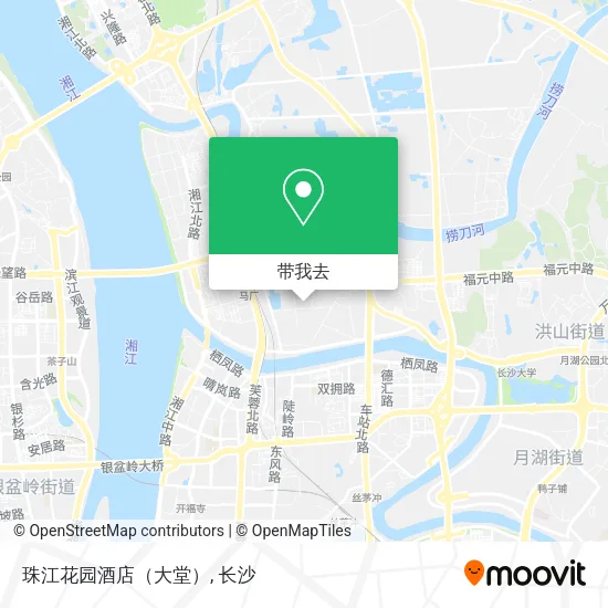珠江花园酒店（大堂）地图