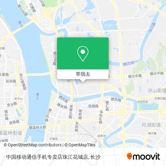 中国移动通信手机专卖店珠江花城店地图