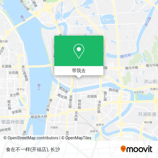 食在不一样(开福店)地图