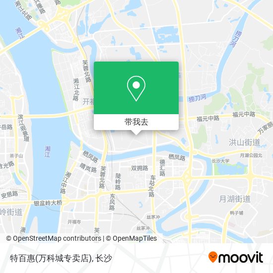 特百惠(万科城专卖店)地图