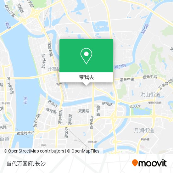 当代万国府地图