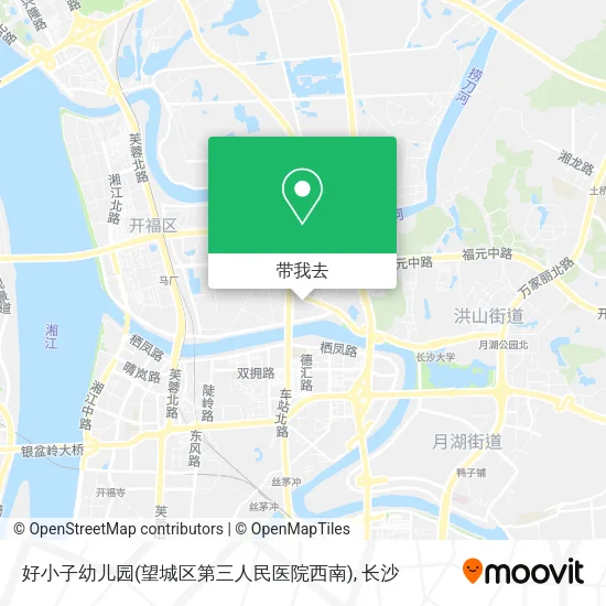 好小子幼儿园(望城区第三人民医院西南)地图