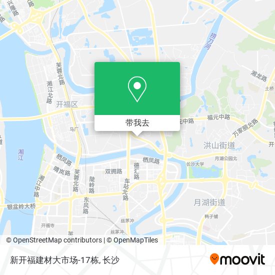 新开福建材大市场-17栋地图