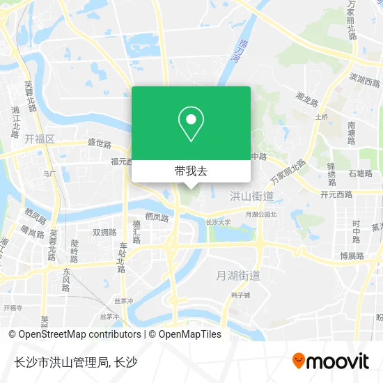 长沙市洪山管理局地图
