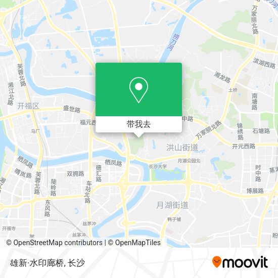 雄新·水印廊桥地图