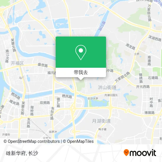 雄新华府地图