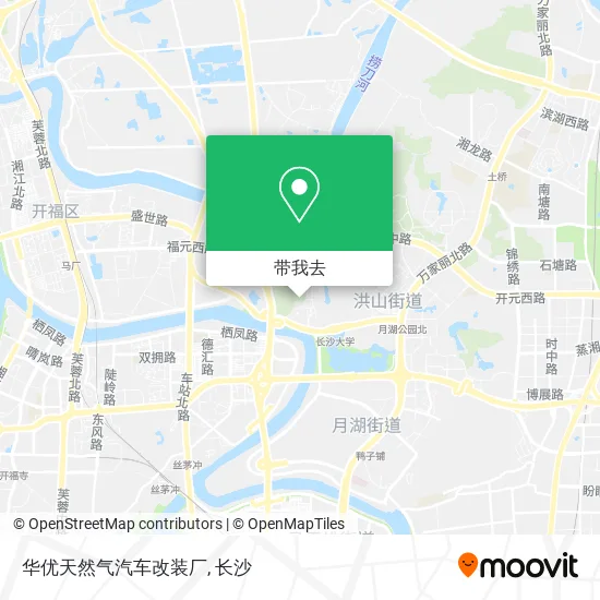 华优天然气汽车改装厂地图