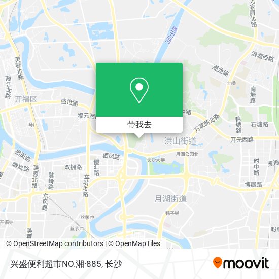 兴盛便利超市NO.湘·885地图