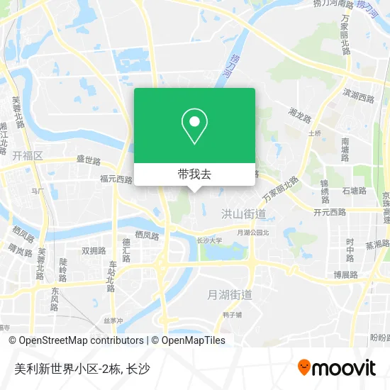 美利新世界小区-2栋地图
