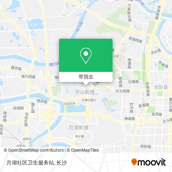 月湖社区卫生服务站地图