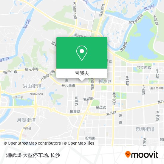 湘绣城-大型停车场地图