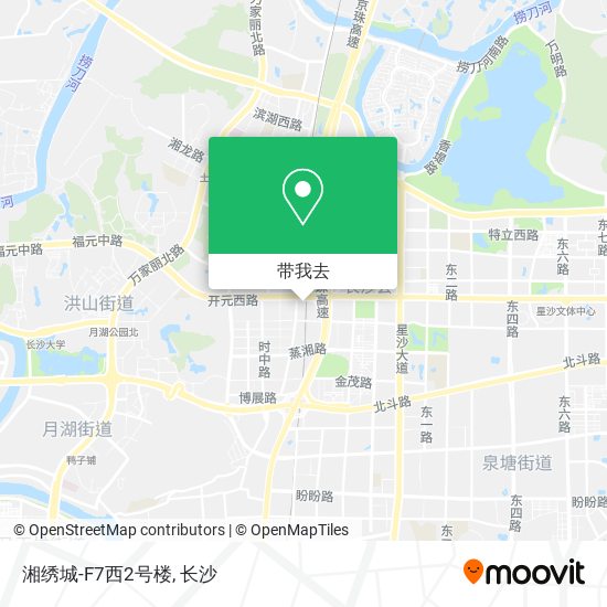 湘绣城-F7西2号楼地图