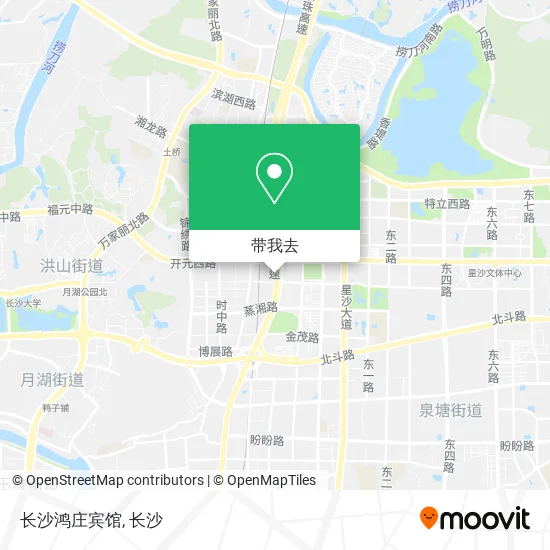 长沙鸿庄宾馆地图