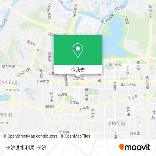 长沙县水利局地图