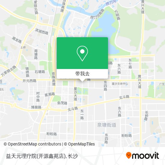 益天元理疗院(开源鑫苑店)地图