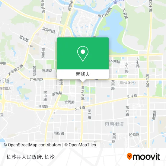 长沙县人民政府地图