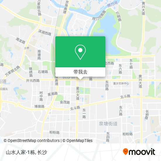 山水人家-1栋地图
