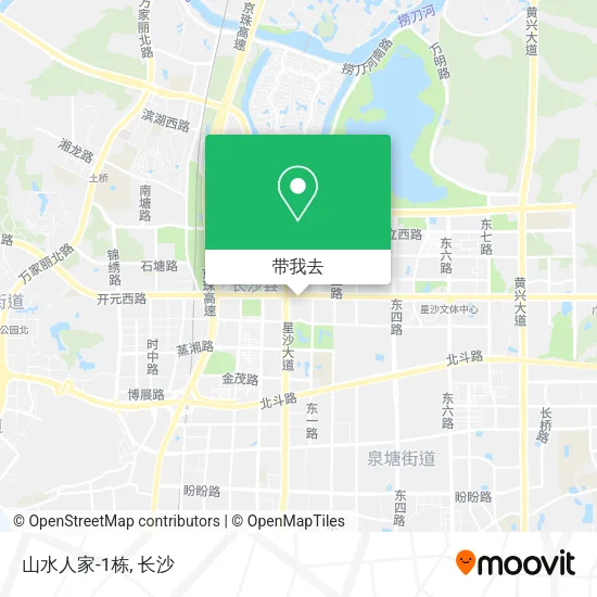 山水人家-1栋地图