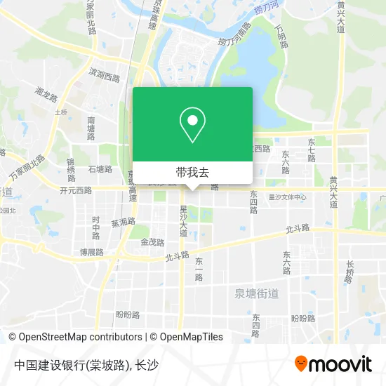 中国建设银行(棠坡路)地图