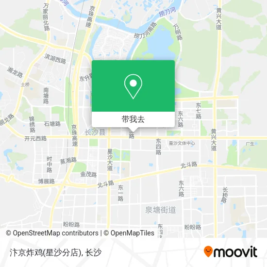 汴京炸鸡(星沙分店)地图